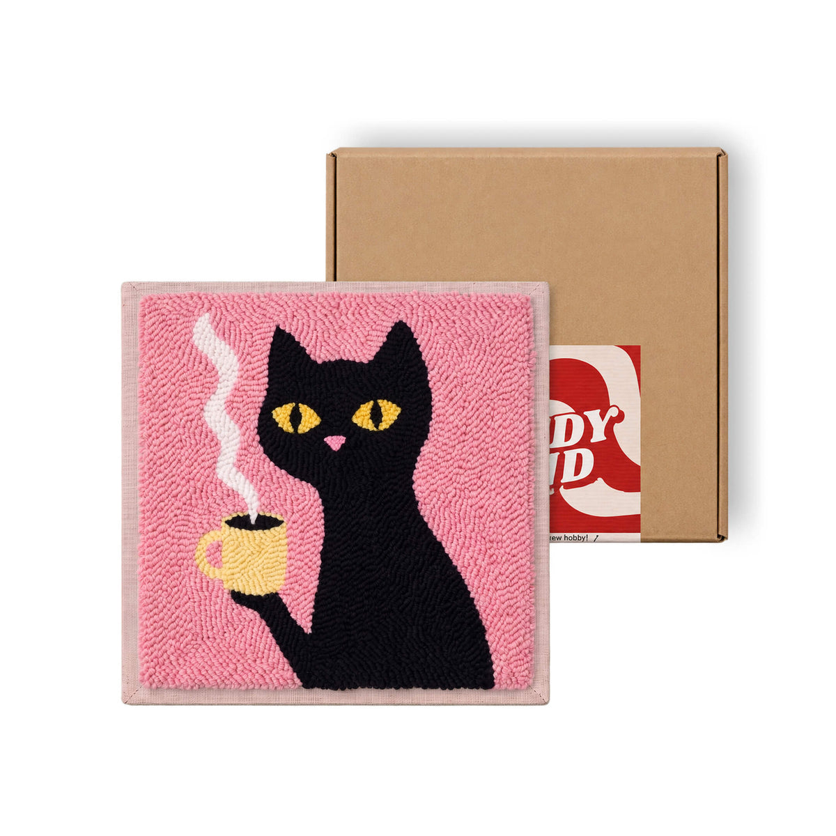 "Cat & Coffee" DIY Punch Needle Kit