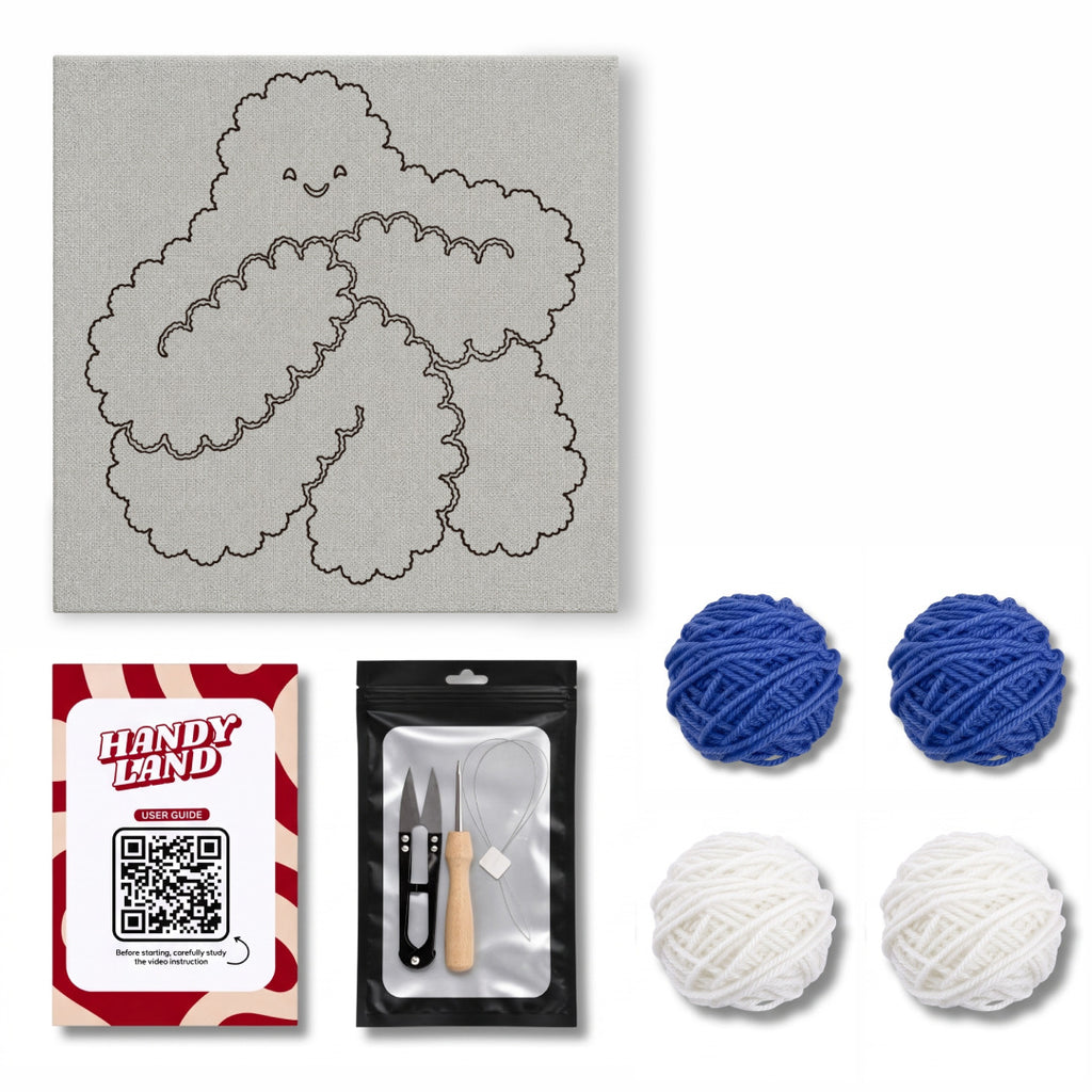 "Cloudy Vibe" DIY Punch Needle Kit