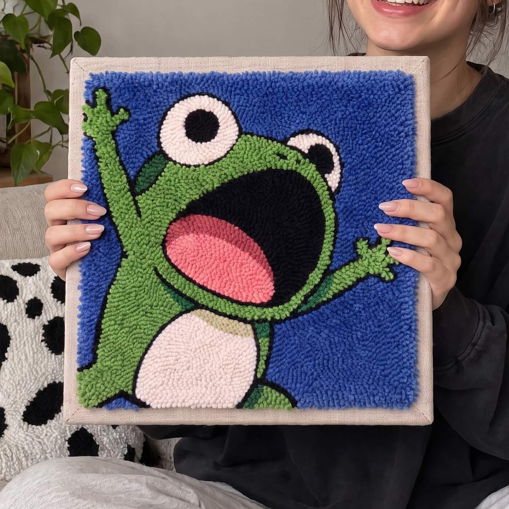 "Froggo" DIY Punch Needle Kit