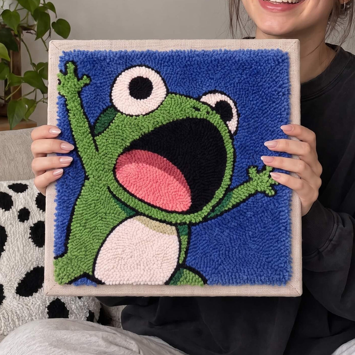 "Froggo" DIY Punch Needle Kit