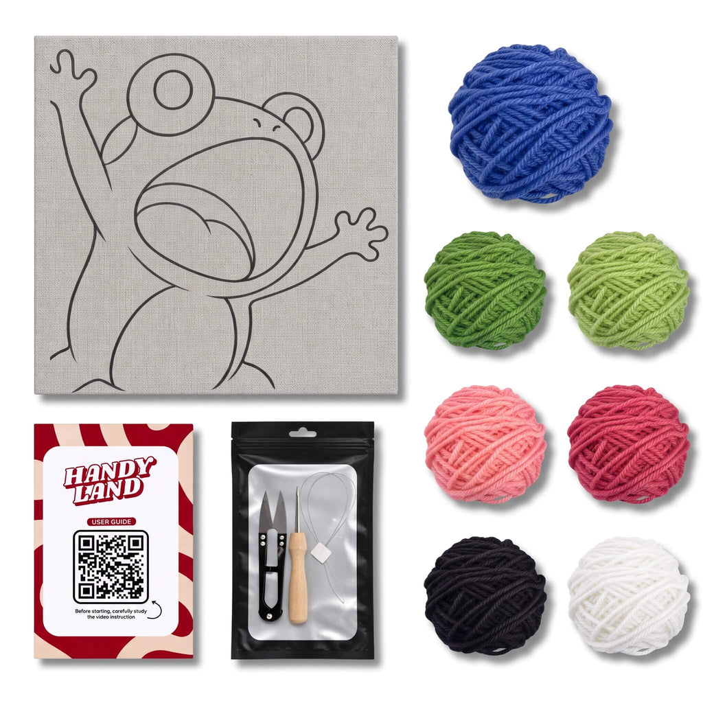 "Froggo" DIY Punch Needle Kit