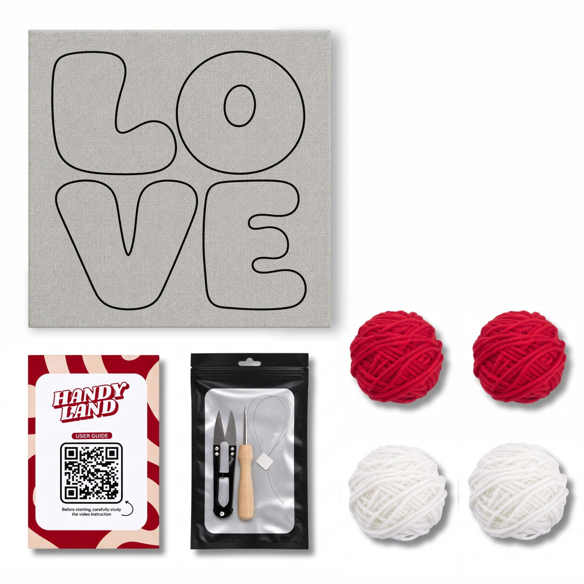 "love" DIY Punch Needle Kit